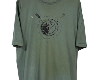 Vintage 90's Elliot Bay Sportswear Faded Rowing Graphic Tee Size XL