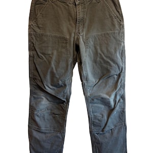 Carhartt Moss Green Double Knee Carpenter Pants Size 30x28