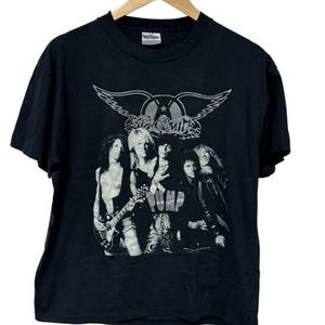 Vintage 1989 Aerobrush Brockum Pump Konzert Tournee Grafik T-Shirt Größe L