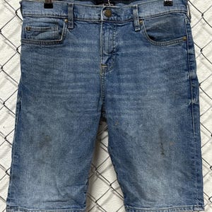 True Religion Relaxed Denim Shorts Size 33 image 1