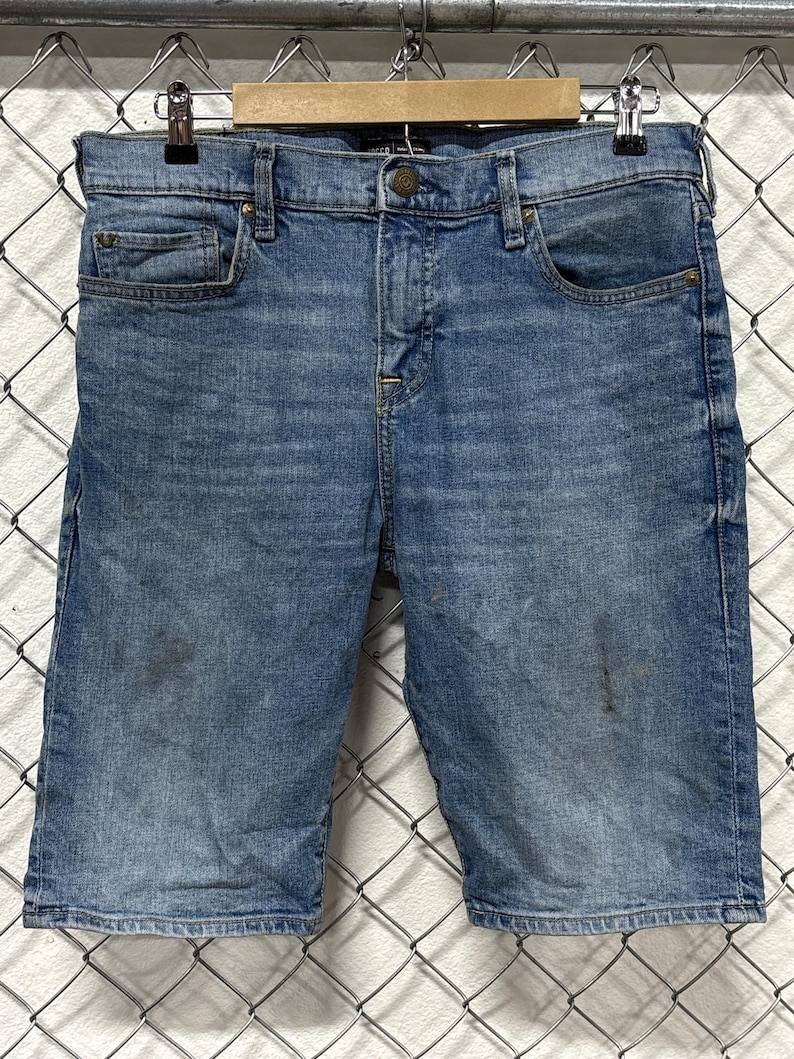 True Religion Relaxed Denim Shorts Size 33 image 1