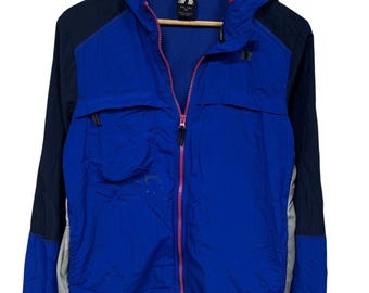 Vintage 90's Women's Russell Athletic Blue Zip up Jacket Size XXL