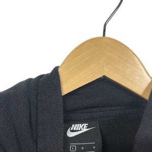 Nike Futura Swoosh-logotyp svart huvtröja storlek large bild 3