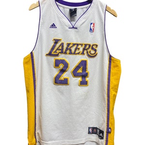 Kobe Bryant Adidas Authentic Home Los Angeles Lakers Jersey #24 (Size 44)