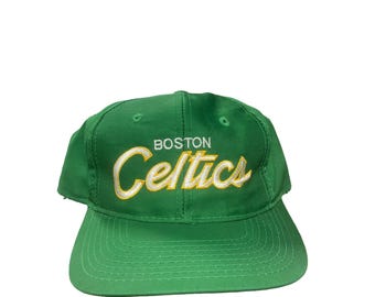 Gorra snapback vintage de los Boston Celtics con inscripción de Sports Specialties de los años 90