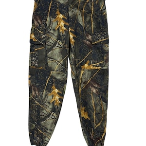 Vintage Hunting Woodland Camo Cargo Pants Size 31x29