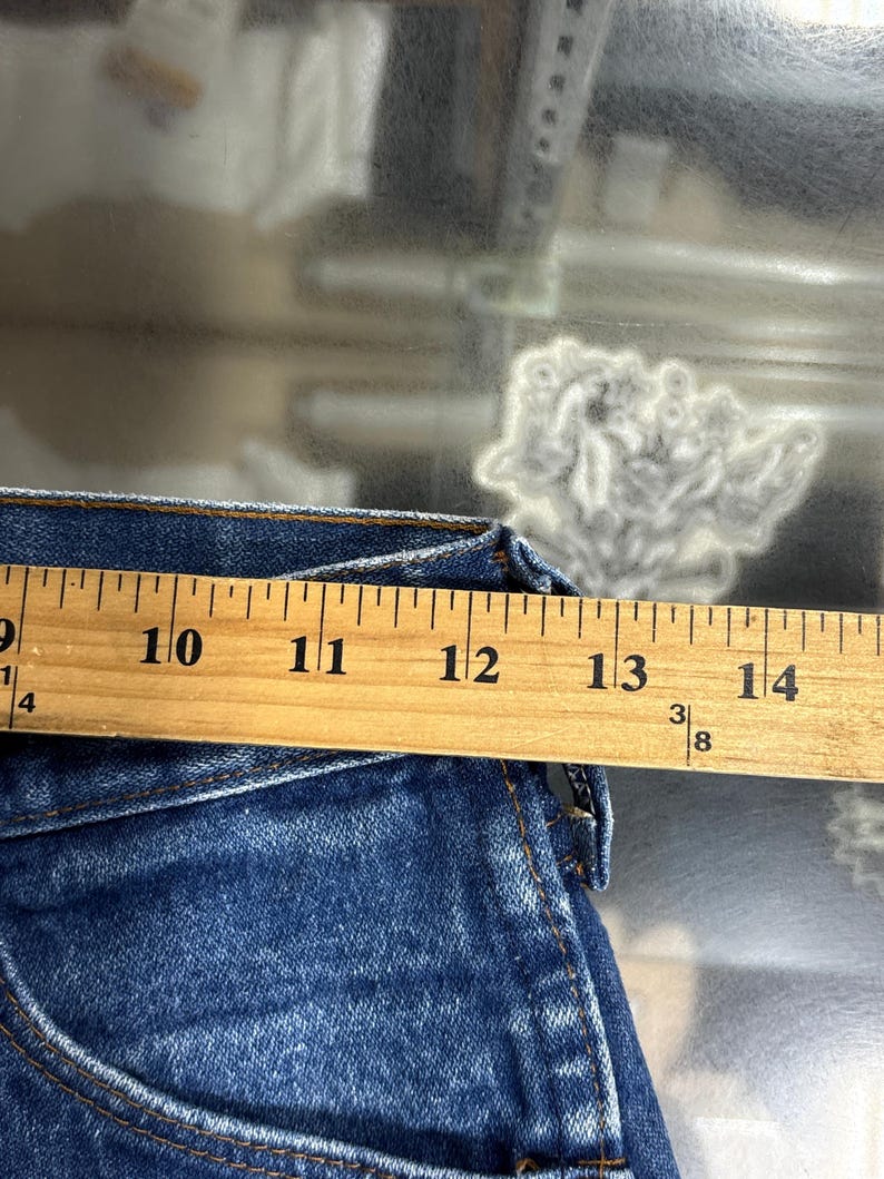 Vintage 90's Wrangler Women's Blue Denim Western Jeans Size 24x32 image 4