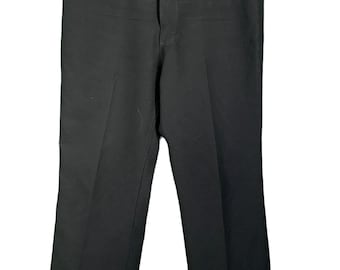 Pantalones plisados negros Wrangler vintage, talla 36x29