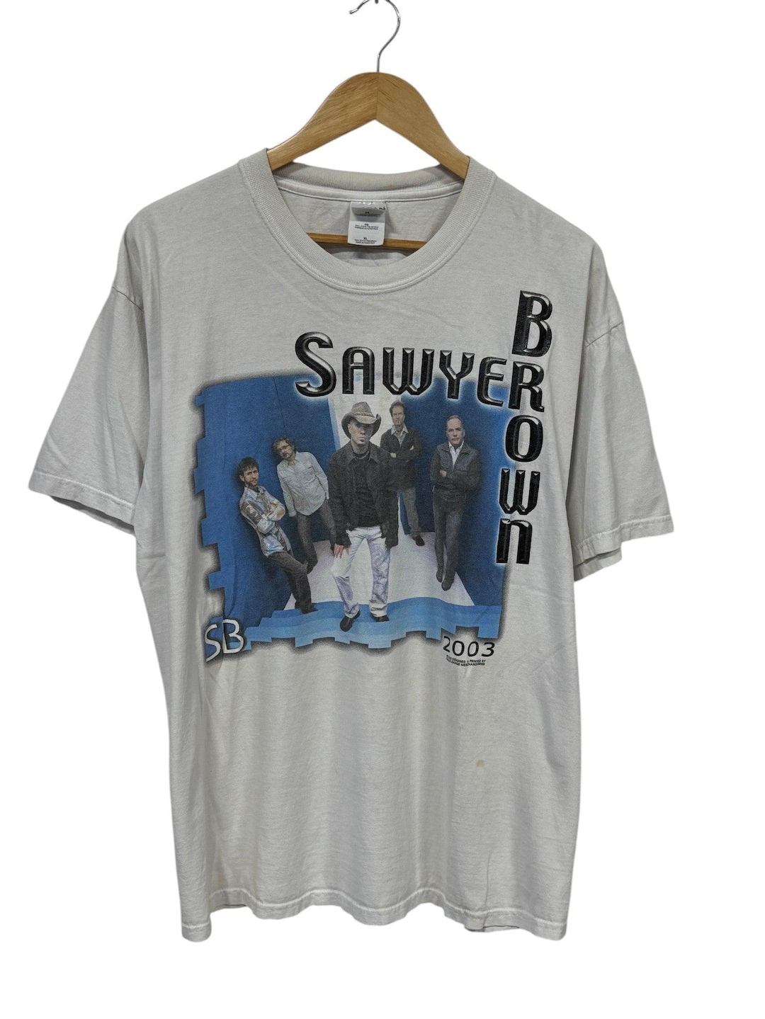 90s ソーヤー・ブラウン　バンドTシャツ ヴィンテージ 2003年製 ソーヤー・ブラウン バンド グラフィックT