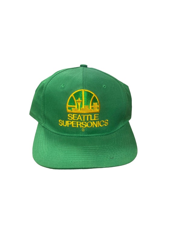 Mitchell & Ness Seattle SuperSonics Green Throwback Crewneck, Medium