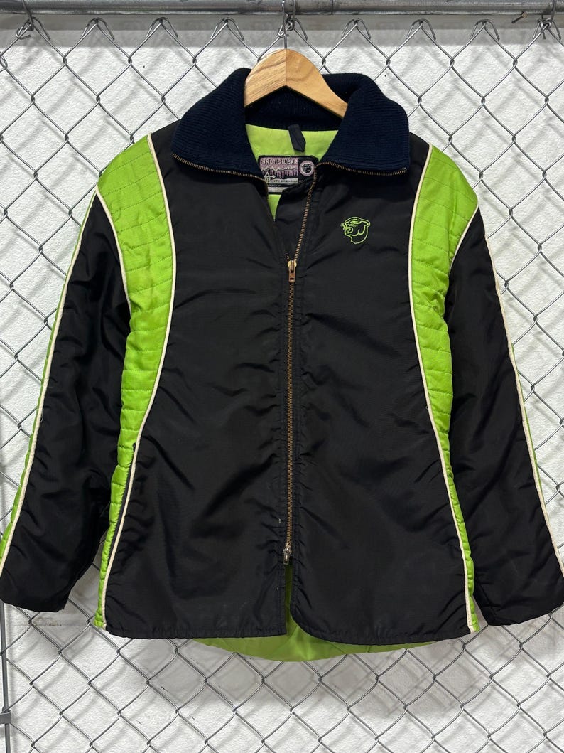Chaqueta de invierno negra Arctic Cat Wear vintage de los años 90, talla mediana. imagen 1