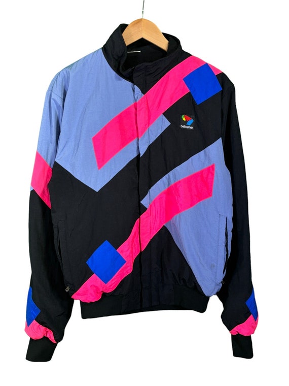 Vintage 90's Bellwether Multi Color Full Zip Windb