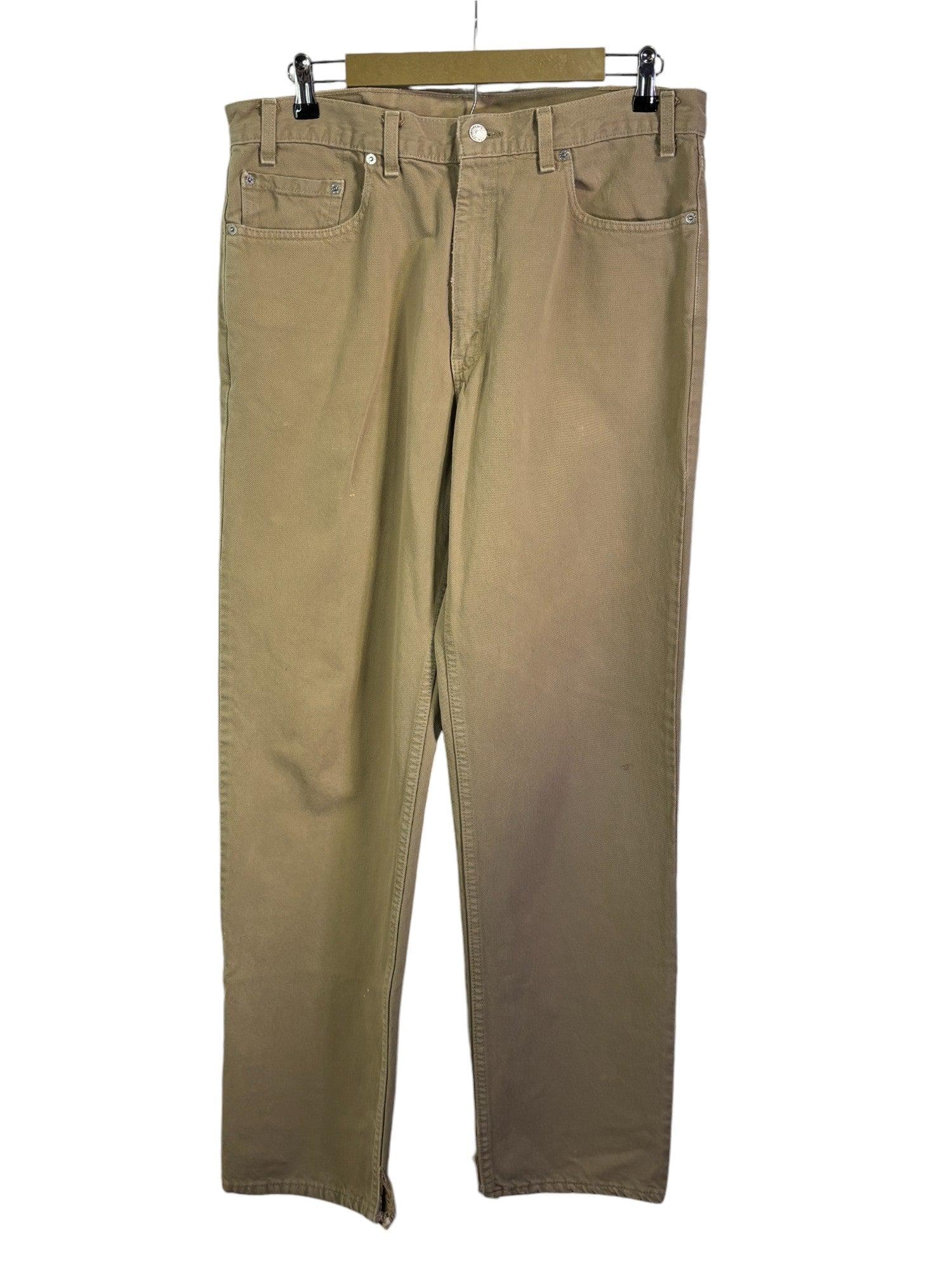 Vintage Levi's Made in USA Brown 550 Relaxed Fit Jeans Size 34x32