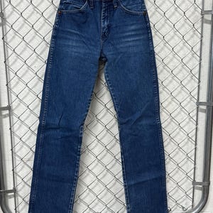 Vintage 90's Wrangler Women's Blue Denim Western Jeans Size 24x32 image 1