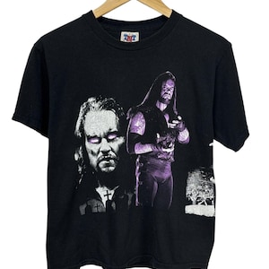 Vintage 90er Jahre The Undertaker WWE Wrestling Graphic Tee Größe Small