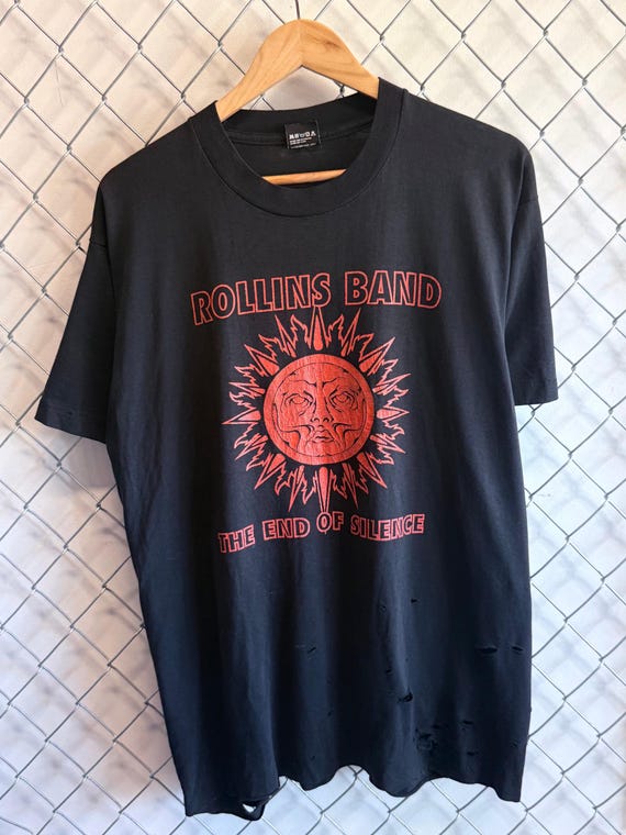Vintage 1992 Rollins Band End of Silence Black Flag S… - Gem