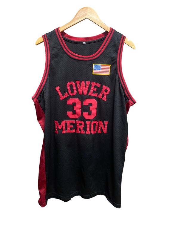 Kobe Bryant 33 Lower Merion High School Black Basketball Jersey