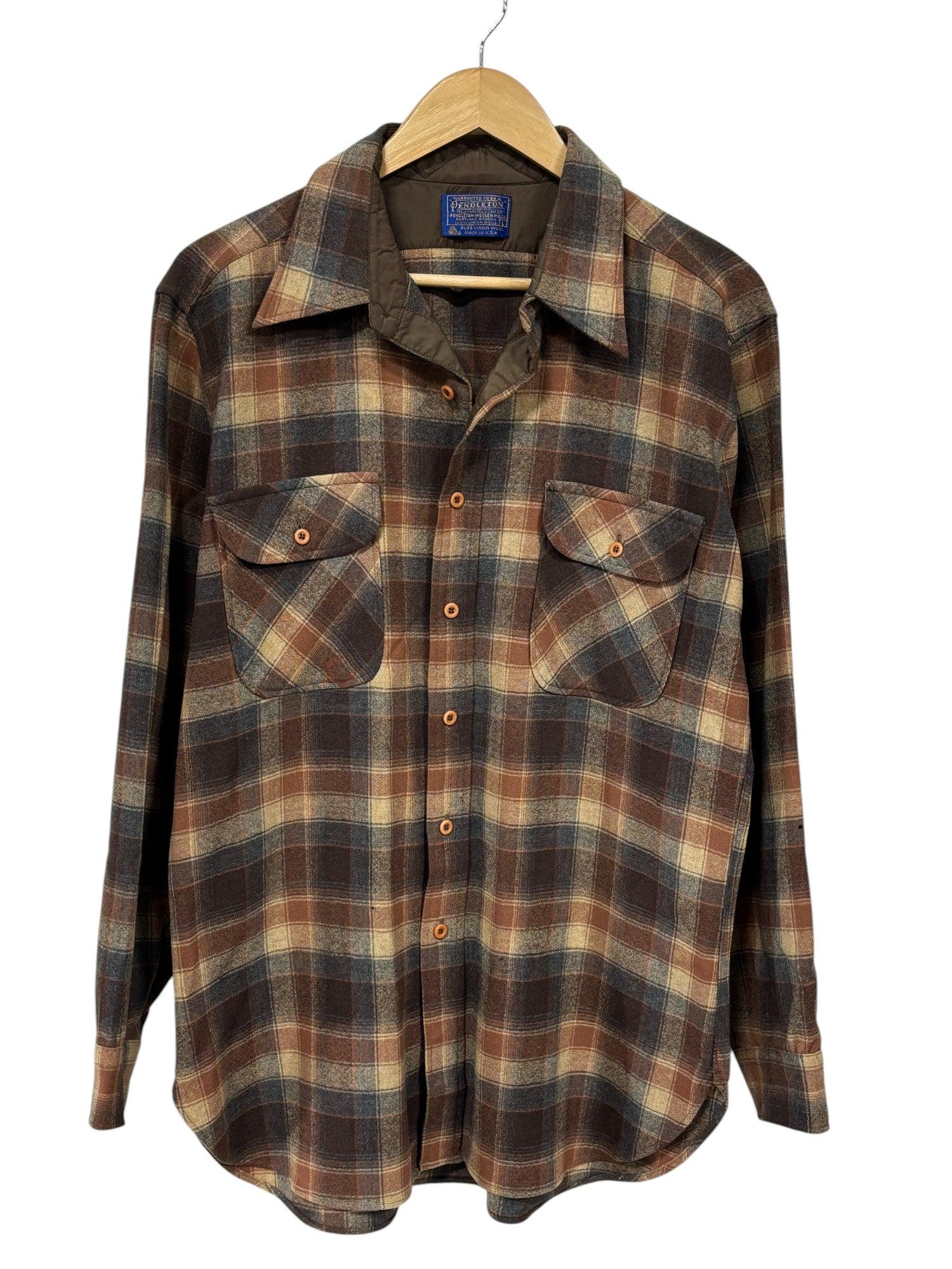 ヴィンテージ ペンドルトン ウール チェック柄 ボタンアップ ボード