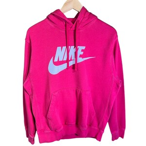 nike neon pink hoodie