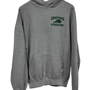 Vintage 90&#39;s Russell Athletic Central High Montana Grey Hoodie Size Large