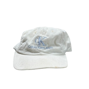 90s USA製 カルバンクライン キャップ グリーン ビンテージ 90's Calvin Klein Cotton CK Logo Snapback Cap “Green” (Made in USA