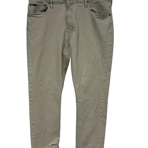 Polo Ralph Lauren Khaki Straight Leg Jeans Size 35x30