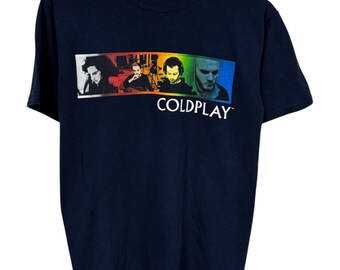 Vintage Coldplay Viva La Vida Tour 2008 Band Tshirt - Retro