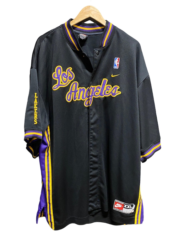 Vintage Nike Los Angeles Lakers Script Shooting Warm up Shirt Size