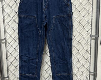 Calça jeans Carhartt Denim Loose Fit Double Knee Carpenter, tamanho 30x34