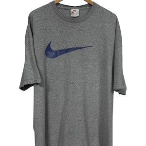 Vintage 90&#39;s Nike Big Swoosh Graphic Tee Size XXL