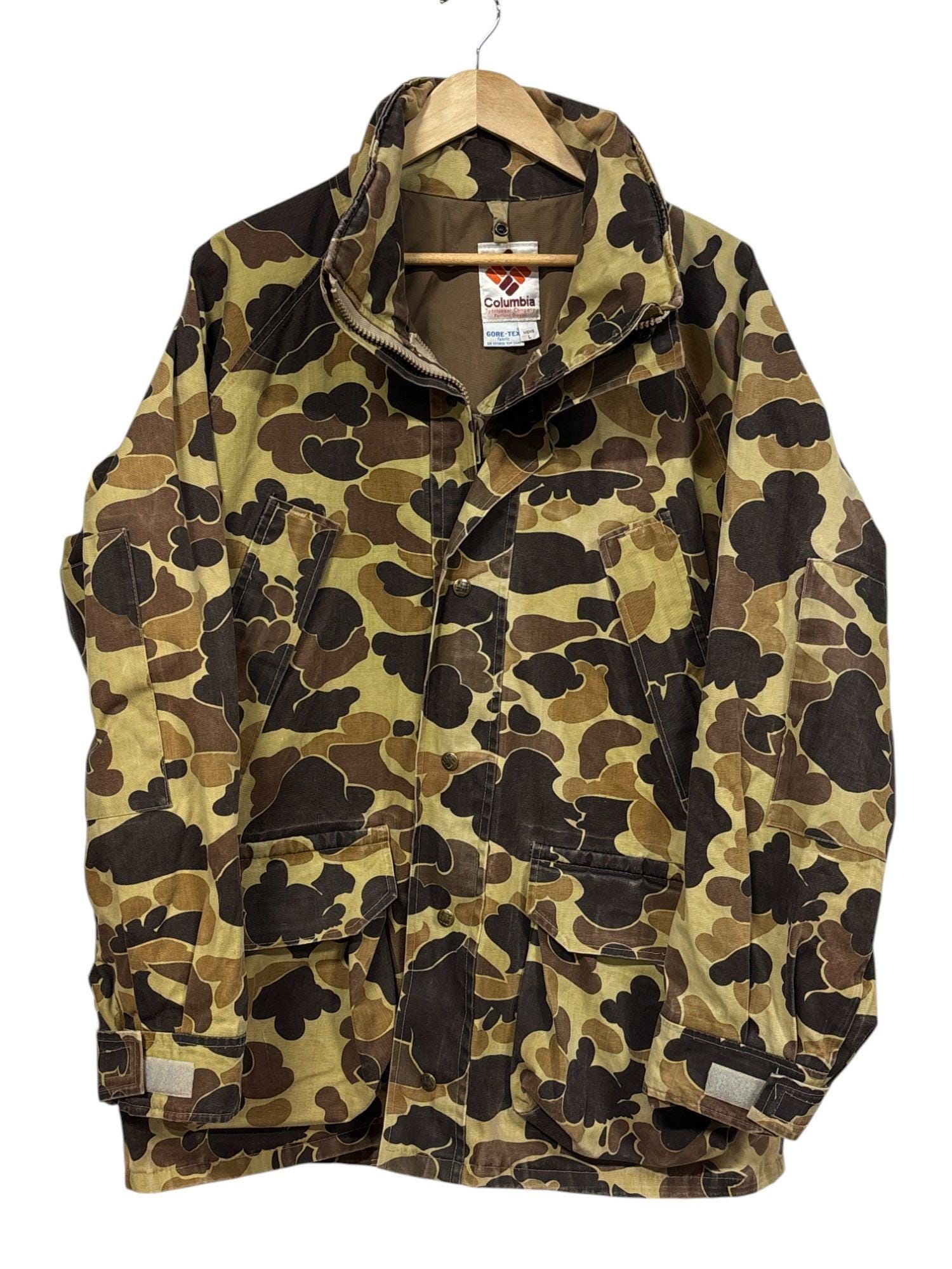 Vintage Columbia Duck Camo Goretex Hunting Jacket Size Large - Etsy