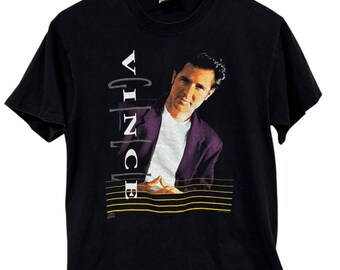 Vintage 1992 Vince Gill When I Call Your Name Country Music Tee Size Medium