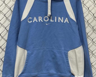 Vintage Y2K Nike North Carolina Tar Heels Center Swoosh Hoodie Size Small