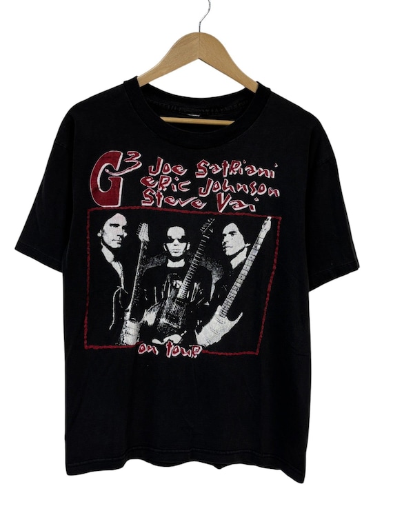 Koszulka Vintage 90's G3 Joe Satriani Eric Johnson Steve Vai Band