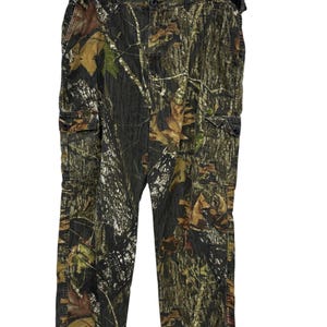 Pantalon cargo camouflage vintage Mossy Oak Woodland Hunting, taille 36 x 31