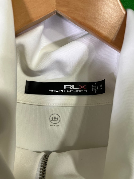 Vintage Polo Ralph Lauren RLX Quarter Zip White H… - image 3