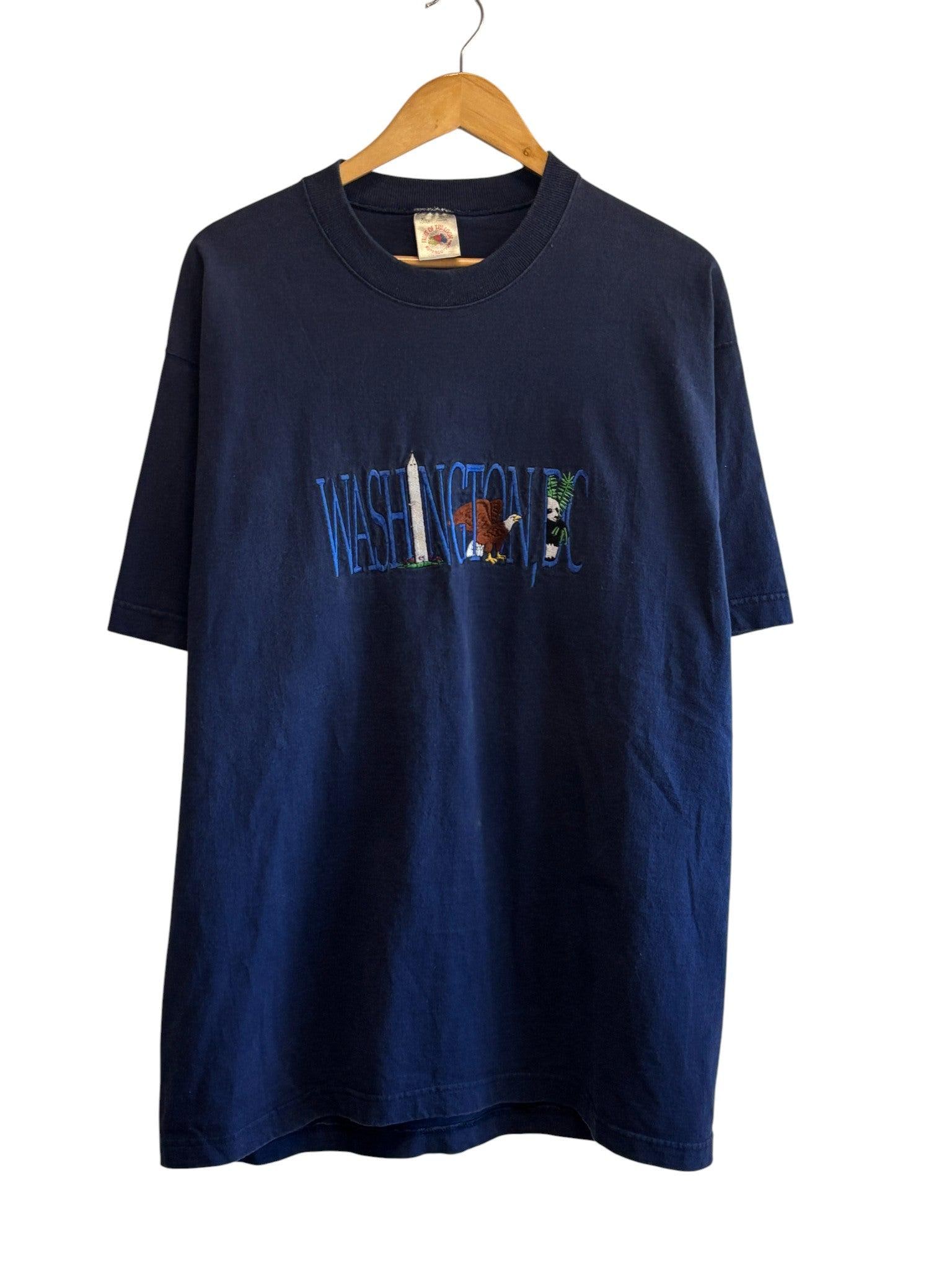 90年代ヴィンテージ ワシントンDC 刺繍グラフィックTシャツ サイズXL 