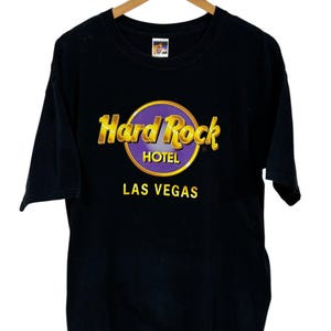 Vintage 90&#39;s Hard Rock Hotel Las Vegas Graphic Tee Size Large