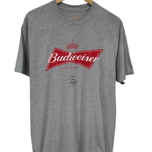 Vintage 00&#39;s Budweiser NASCAR Earnhardt Jr. Graphic Tee Size Large