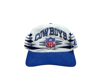Vintage jaren 90 Dallas Cowboys-logo atletische diamanten snapback hoed