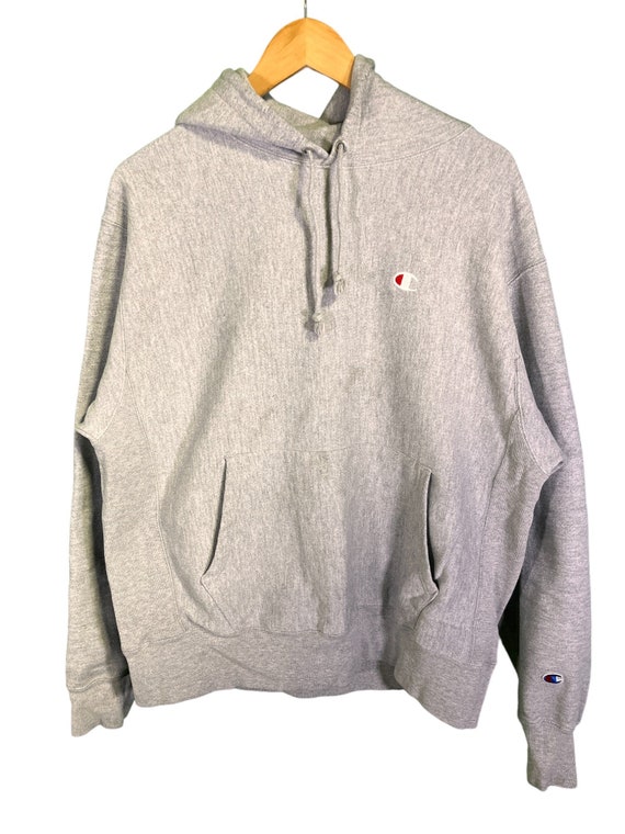 Vintage 00's Grey Champion Reverse Weave Hoodie Si