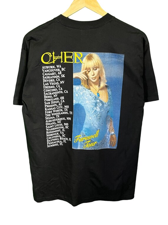 Vintage 2003 Cher Farewell Tour Concert Promo Tee… - image 2