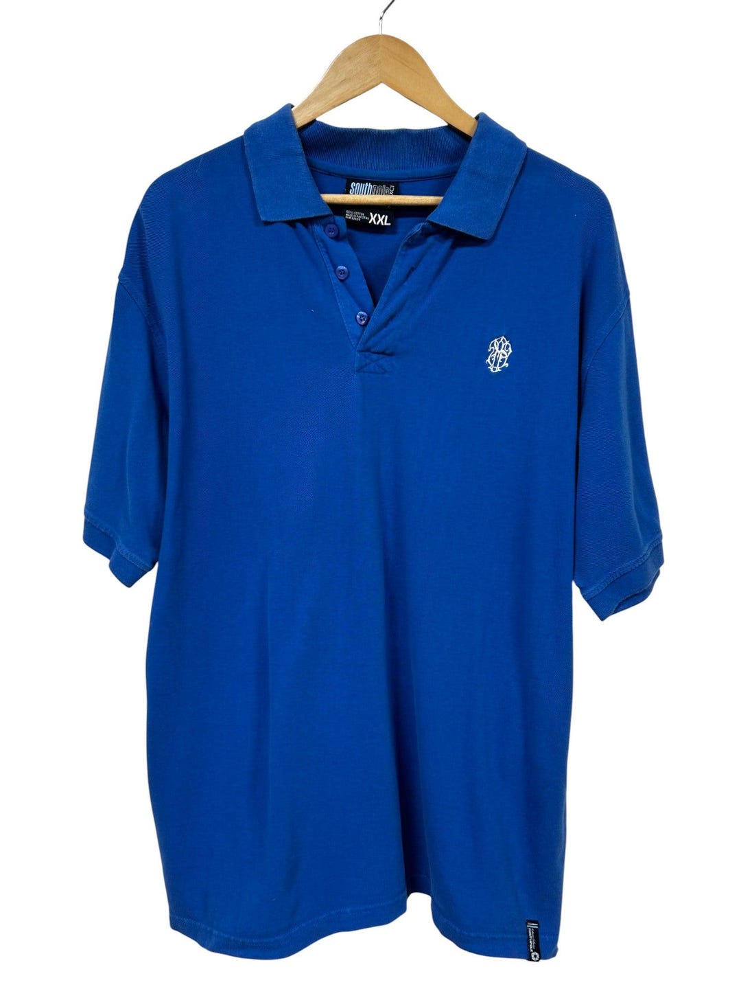 Vintage Y2K South Pole Blue Polo Shirt Size XXL - Etsy Denmark