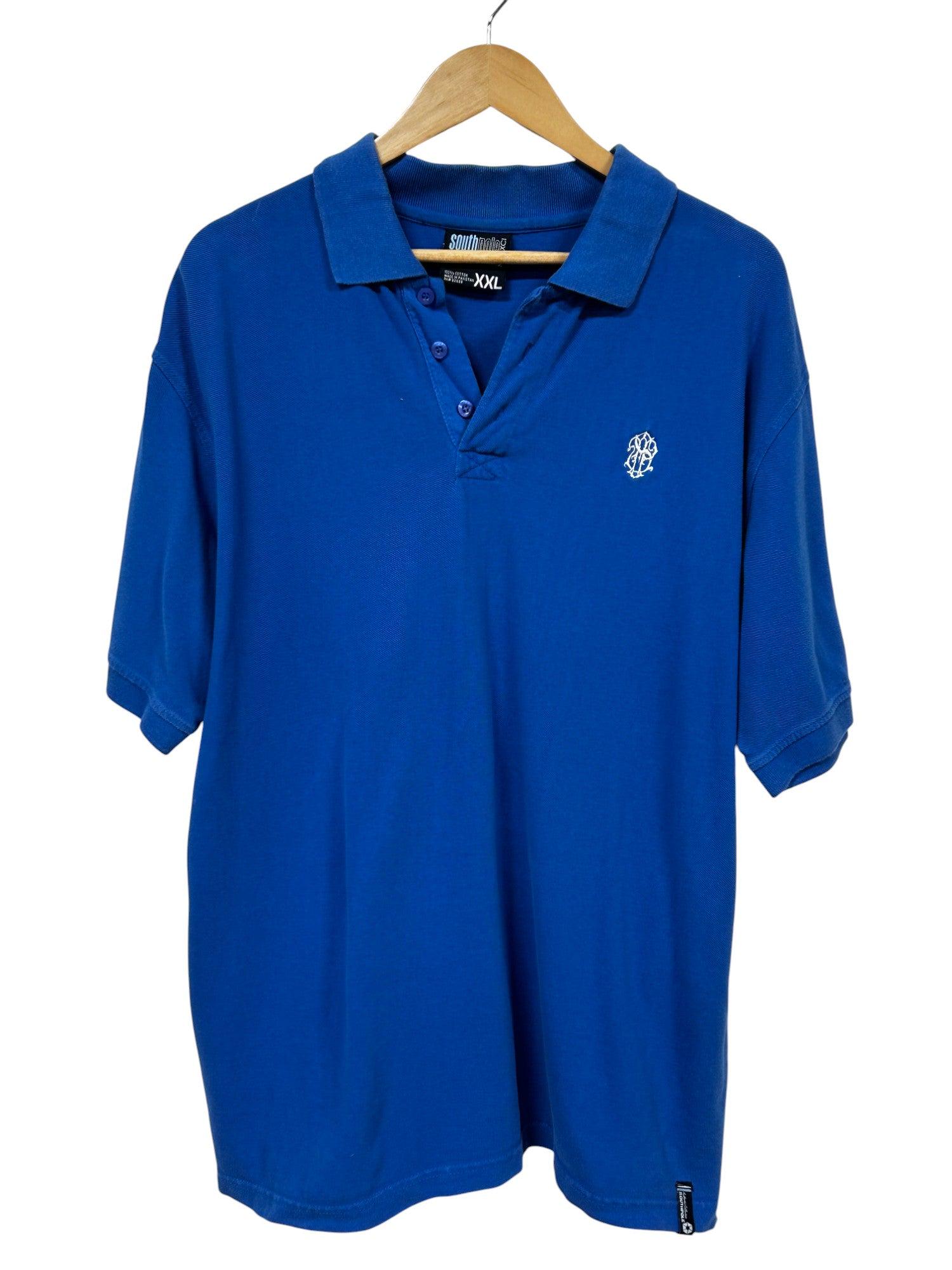 Vintage Y2K South Pole Blue Polo Shirt Size XXL - Etsy Denmark