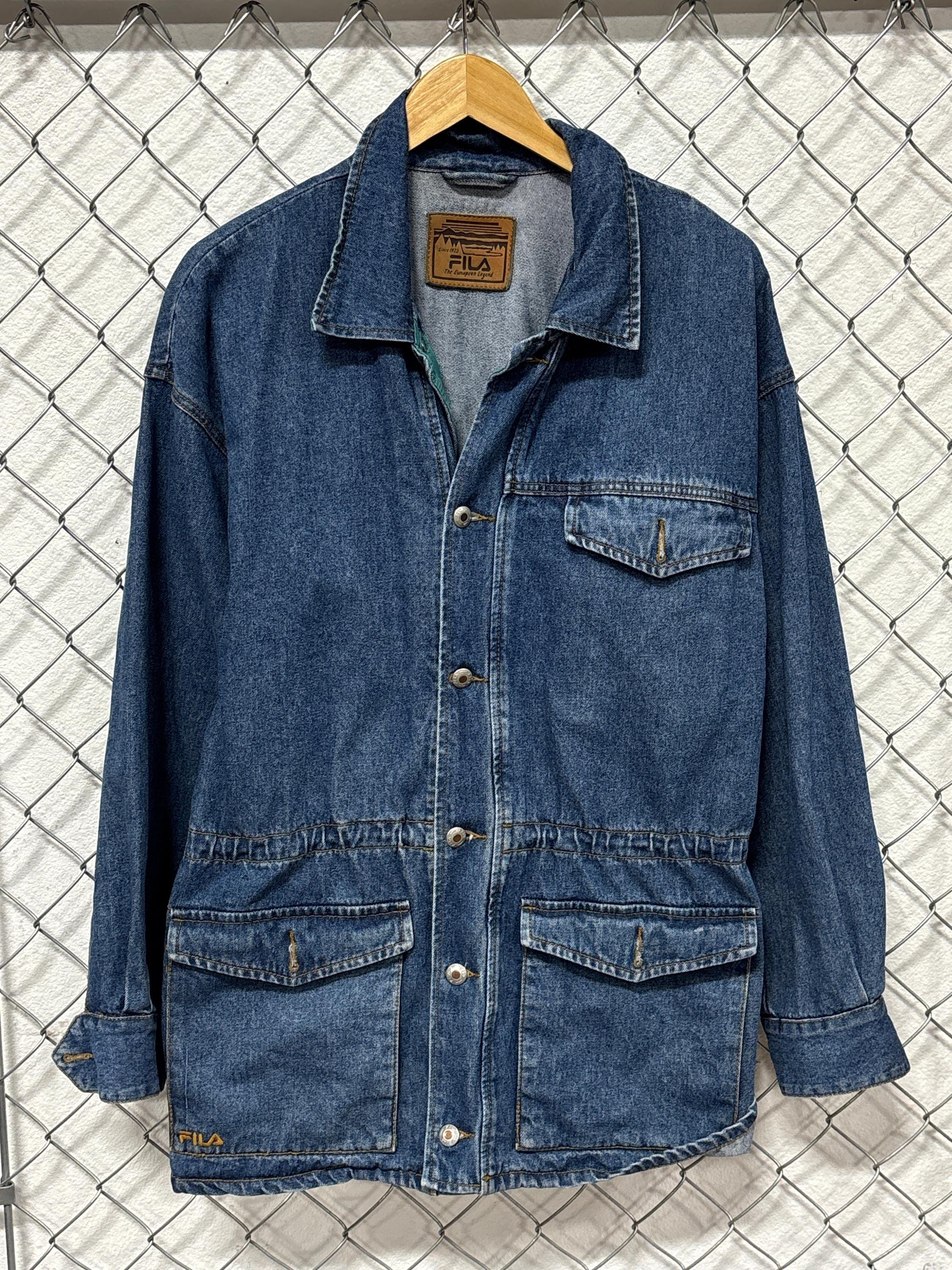 Fila Denim Jacket - Etsy