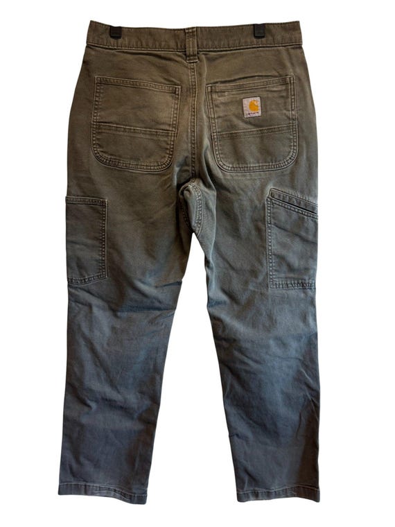 Carhartt Moss Green Double Knee Carpenter Pants Size 30x28 - Etsy