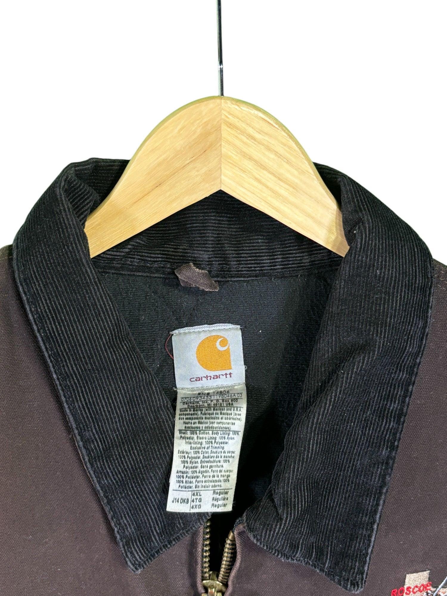 【名作】Carhartt サンタフェジャケット J14 00年代 DKB XL Vintage Carhartt Brown Santa Fe Embroidered Jacket J14 DKB