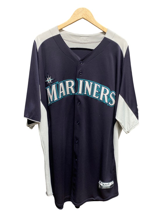 Vintage 00's Majestic Seattle Mariners Baseball Jersey 
