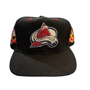 Vintage 90's Annco Colorado Avalanche Side Patch Stanley Cup Champion Hat