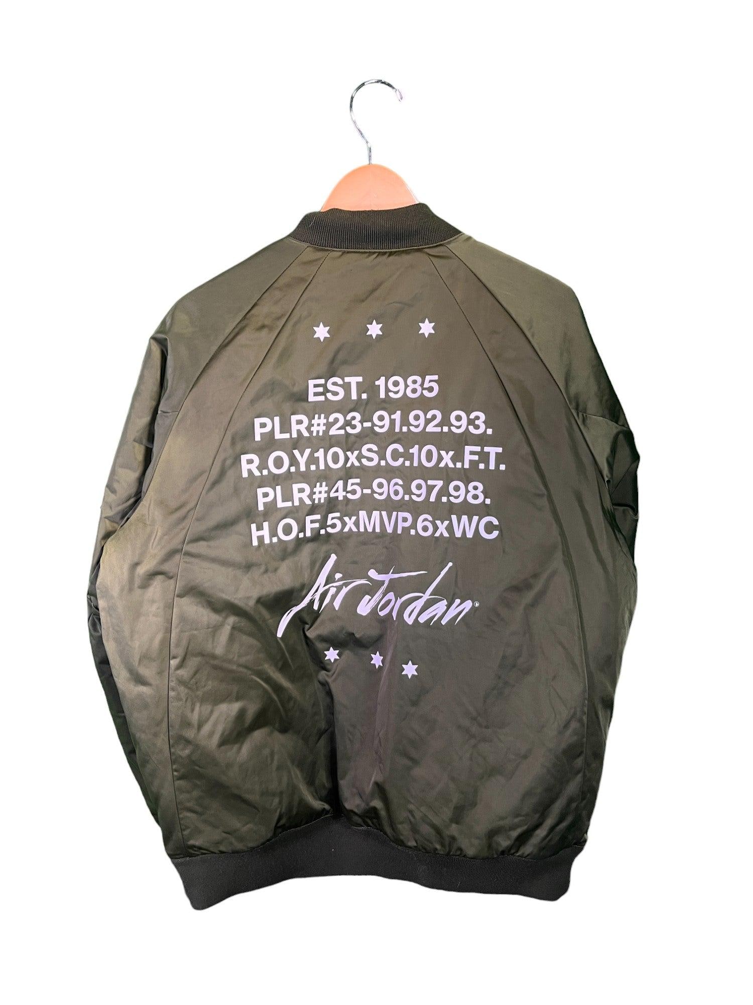 Jordan Rookie of the Year MA-1 Aviator Flight Bomber Jacket Size